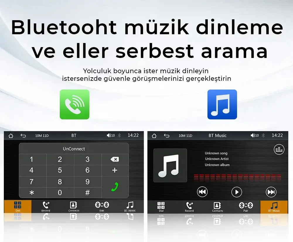 7 inç Taşınabilir Kablosuz CarPlay ve Android Auto 7 inç Taşınabilir Kablosuz CarPlay ve Android Auto