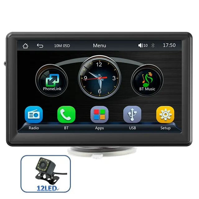 7 inç Taşınabilir Kablosuz CarPlay ve Android Auto